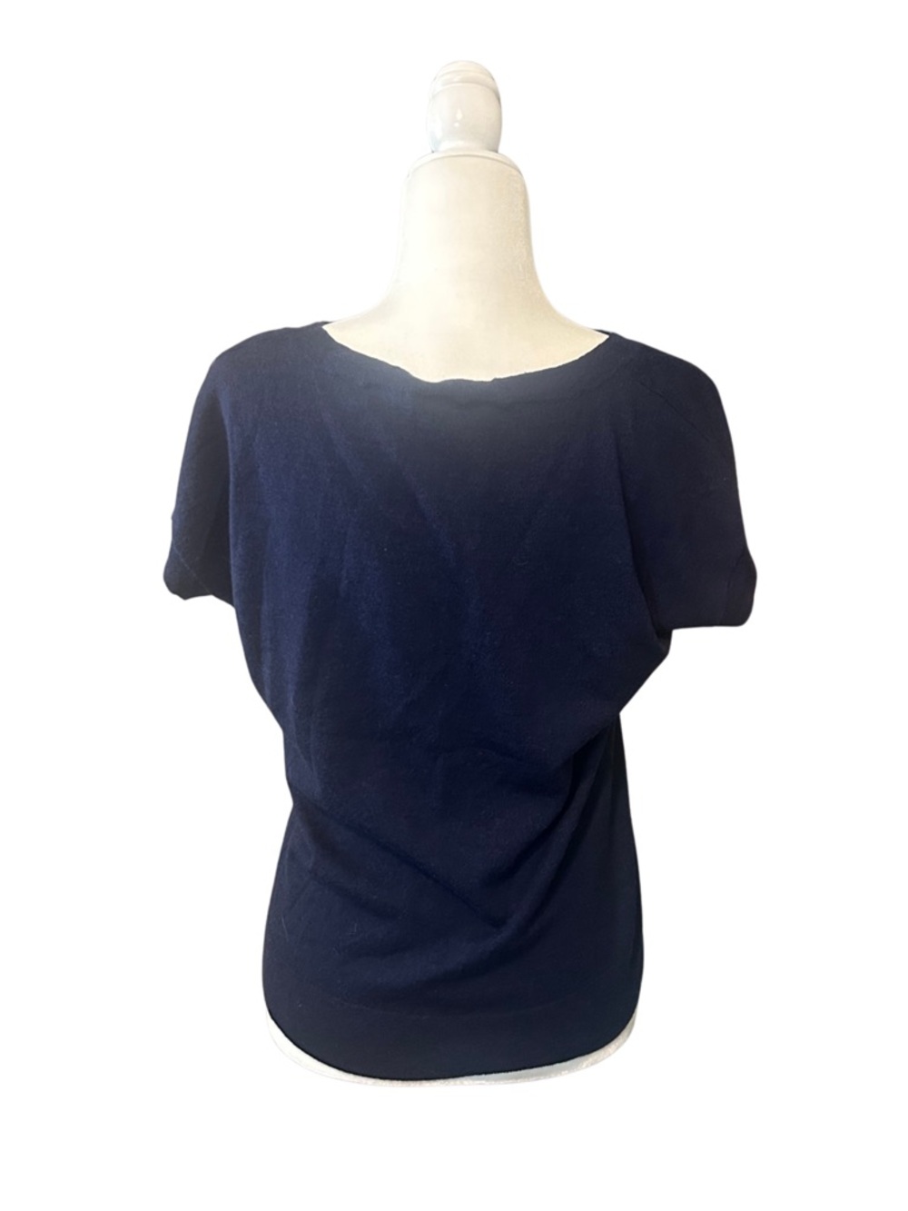 The Limited Navy Short Sleeve Knit Tee